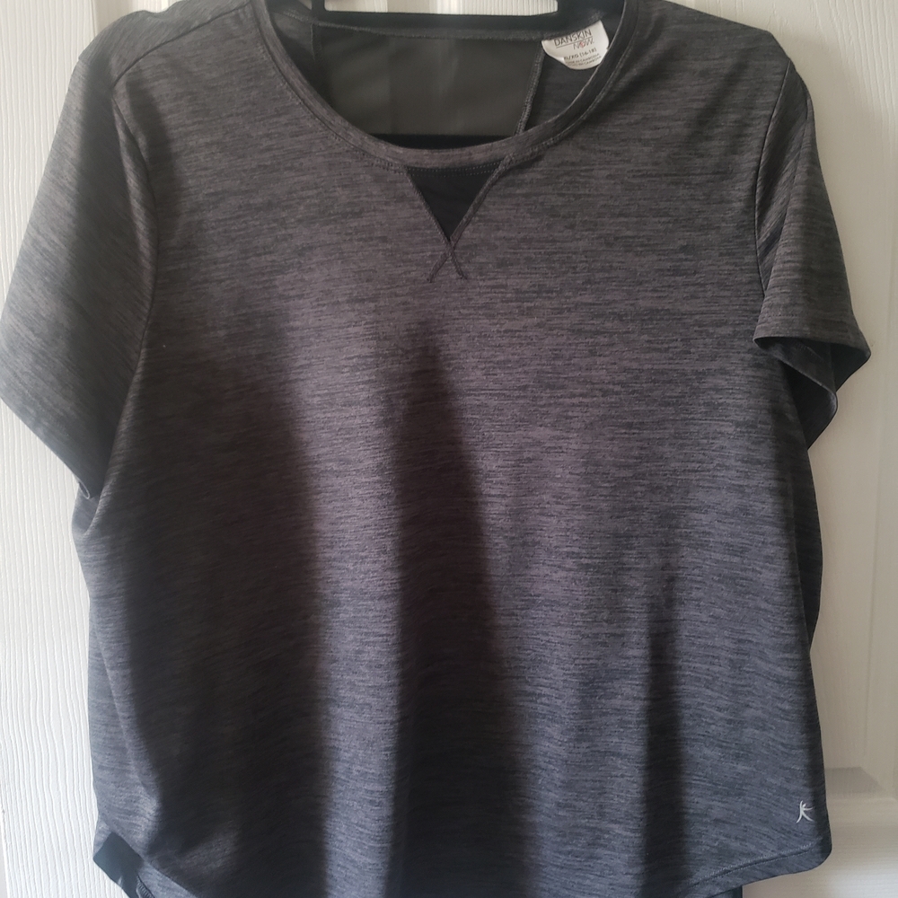Danskin Now Charcoal Athletic Top